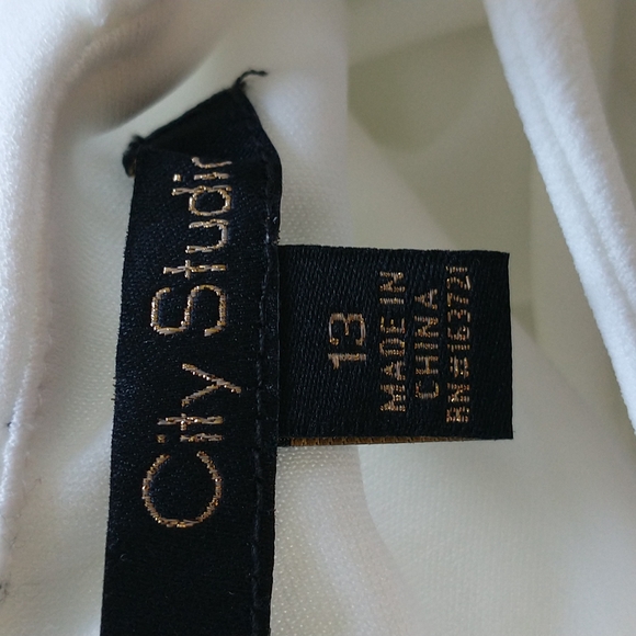 NWT City Studio Party Neutral Dress - Picture 7 of 8